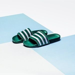 adidas slides velvet